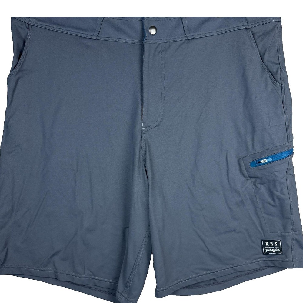 NRS Guide Wear Shorts Mens Size 40‎ Gray Quick Dry Pockets Rafting